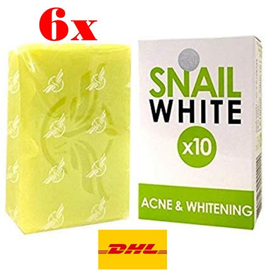 6x WHITENING SOAP GLUTATHIONE FACE CLEAR SKIN MOISTURIZER REDUCE ACNE ANTI AGING