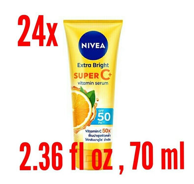 24x Skin Whitening Bright Serum Super C Body Vitamin Sunscreen SPF 50 PA+++