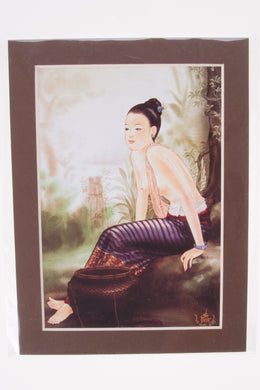 Classic Women Beauty Anteque Literature Ver.2 Arts Wall Home Decor Picture Frame