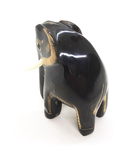 Elephant Pachyderm Buffalo Animal Horn Collection Unique Carving chic Bunch 2.6"