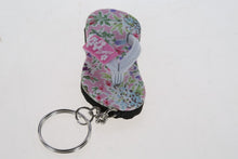 Load image into Gallery viewer, MINI SANDAL Key Chain Fabric ver.3 fancy Idea Handcraft Keyring Lighter Holders
