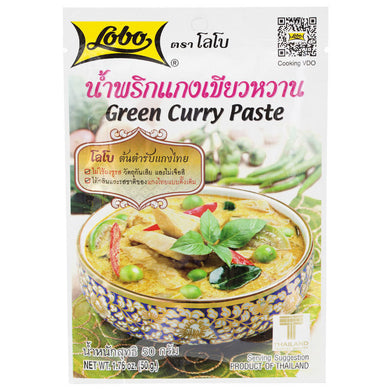 LOBO Green Curry Paste Pack Authentic Taste of Thai 50g