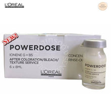 Load image into Gallery viewer, 10x LOREAL POWERDOSE IONENE Repair Steam Serum Damage Hair Concentrat Rinse-out