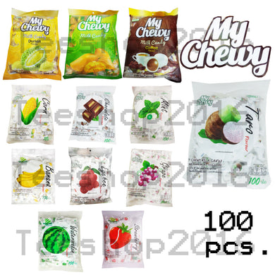 CHEWY CANDY BOTTLE MIX FLAVORS 100 TATOFFEE HAOLIYUAN BRAND