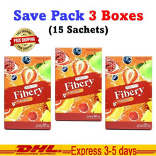 Load image into Gallery viewer, 3x Primaya Fibery Detox Clean Dietary Strawberry Flavor Slimming Radiance Skin