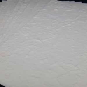 A5 Mulberry Paper Sheet White Handmade Natural Card Invitation Craft 50 Sheets