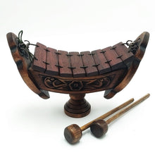 Load image into Gallery viewer, Xylophone Teak Wooden Musical Instruments Traditional Thai wood 8 Bar 23cm 8 Bar