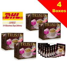 Load image into Gallery viewer, 4 x Truslen Plus Collagen Sugar Free Instant Coffee Diet Slimming Shape Drink