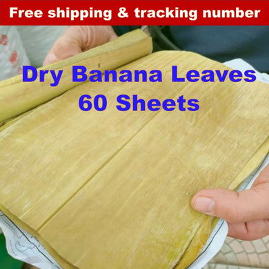 60x Dry Banana Leaves Thai Vintage Natural Roll Cigarette Paper Rolling Tobacco
