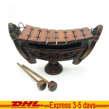 Load image into Gallery viewer, Xylophone Teak Wooden Musical Instruments Traditional Thai wood 8 Bar 23cm 8 Bar
