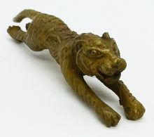 Load image into Gallery viewer, Miniature Amulet Tiger leape Brass Talisman Love Charm Magic Thai Pendant