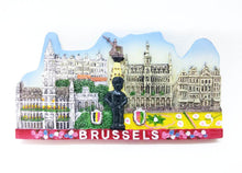 Load image into Gallery viewer, Manneken Pis Brussels Belgium Souvenir Fridge Magnet Toy 3D Resin Wall Magnet