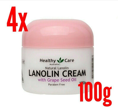 4x Lanolin Cream with Grape Seed oil Anti aging Skin Care Freshness Moisturizer