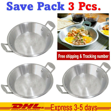 3x Thai Traditional Mini Kata Small Pan Cooking Omlette Egg 