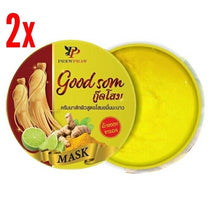Load image into Gallery viewer, 2x exfoliating bady Wash scrub Skin Whitening Cream Ginseng Lemon Gourmet 220g