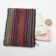 Load image into Gallery viewer, 100Pcs Lot Zipper Bag Thai Bag Fabric Purse Wallet Coin Card Women Lady Bulk