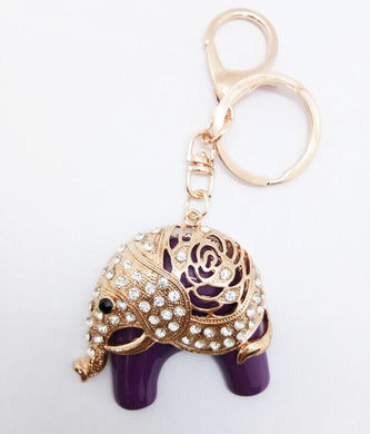 Elephant Keyring Adorn Beauty Charm cute keychain animal lover Thailand Ver.5