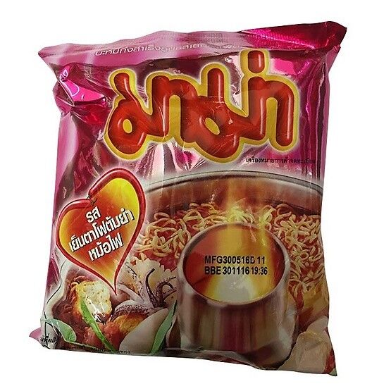 MAMA Thai Instant Noodles Yentafo Tomyum Morfai Flavour 55g