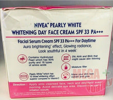 Load image into Gallery viewer, 8x WHITENING SKIN Pearly White Micro Pearl Filler Day Face Serum Cream SPF33