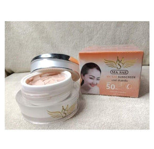 3 Set powder face foundation white skin No 2 soap collagen sunscreen night cream