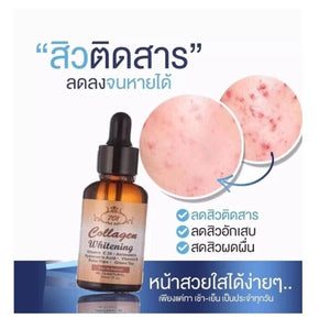 10x Nourishing Collagen Whitening Plus Facial Serum Vitamin E , C Wrinkles Ance