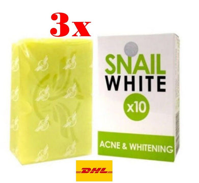 3x WHITENING SOAP GLUTATHIONE FACE CLEAR SKIN MOISTURIZER REDUCE ACNE ANTI AGING
