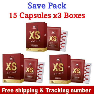 3 Boxes Wink White XS Vitamins Supplement Weight Loss Natural Extracts Free Ship