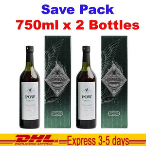 2x750ml Pow Max Plu Kow Beverage Herbal Drink Essence Body Balance Healthy