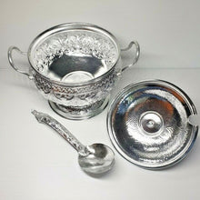 Load image into Gallery viewer, Bowl Pot Rice Soup Vintage Aluminum Temple Curry Serving Thai Mong Ladle Pan