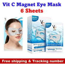 Load image into Gallery viewer, Ratcha VC Vit C Magnet Eye Mask Reduce Puffiness Dark Circle 15mlx6 sheets