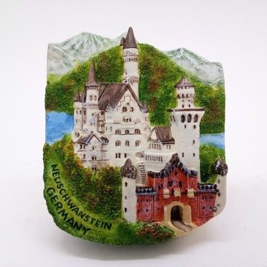 Neuschwanstein Germany 3D resin Magnet Handmade in Thailand Collectibles