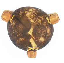 Load image into Gallery viewer, Soap Dish Dispenser Vintage Coconut Shell Teak Wood Shower Bahtroom Handmade