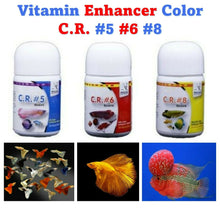 Load image into Gallery viewer, CR 5 6 8 Vitamin White Crane Fish Food Powder Enhancer Color Breed Yellow 10g