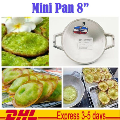 Mini Pan Aluminum Thai Asian Dessert Fry Egg Kitchen Utensils Tools Small 8