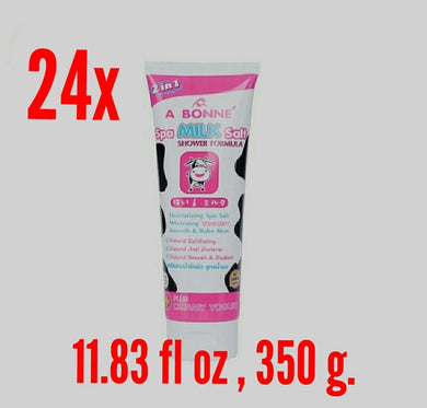 24x Nourishing Spa Milk Salt Shower Formula Moisturizing Smooth Skin Care 350g