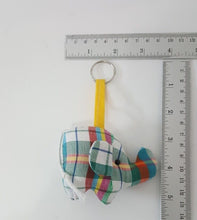 Load image into Gallery viewer, Fabric Keyring Mini Doll Gift Elephant Pattern Scotch Hand sewing charm gift
