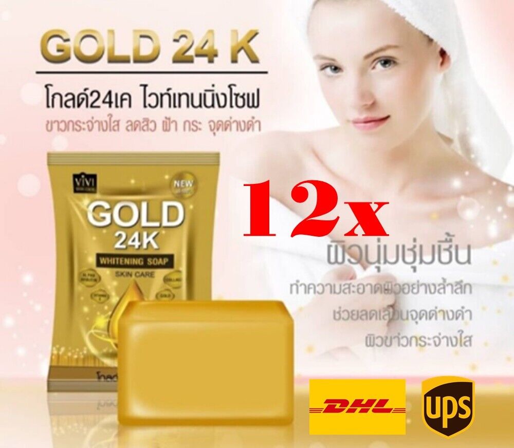 12 bar skin whitening soap cleanser face body wash moisture skin repair Collagen