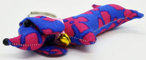 Keyring Dog Animal Lover Doll Pattern Scotch Sewing Charm Cute Fabric
