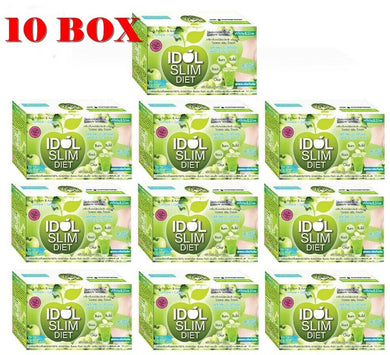 10X IDOL SLIM APPLE Lose Belly Fat Burner Slim Fast Youthful Whitening Radiant