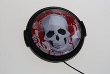 Load image into Gallery viewer, Skull Red Front Lens Cap 58mm. Cover Nikon Canon Pentax Sony Lumix Design