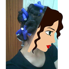 Load image into Gallery viewer, Hair Foam Rubber band Headwear Hand Pink Line Claw Clamp Hair cute 10 pcs.