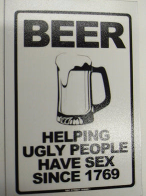 BEAR HELPING funny joke pic Design Vintage Poster Magnet Fridge Collectible