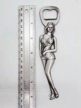 Load image into Gallery viewer, Bottle BEER Opener Girl Figure Collectible Beer Drink Sexy Style Showgirl Silver