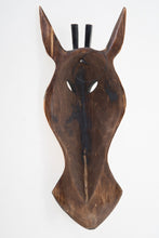 Load image into Gallery viewer, Sculptured Giraffe Head Wood Carve Hand Craft Wild Animal Wall Decor Art Hanging