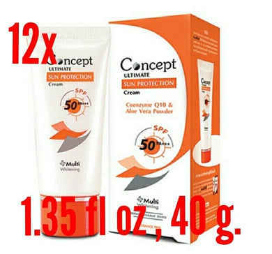 12x Sun Protection Cream SPF 50 PA +++ Best Sun screen UVA UVB Whiten Smooth Ski