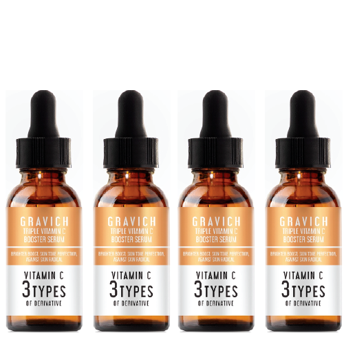 4x Whitening Skin Vitamin C Booster Serum Brightens Reduce Dullness Dark Spot