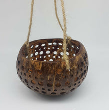 Load image into Gallery viewer, Coconut Shell Hanging Plant Natural Pot Outdoor Garden Home Decor Hanger (2Pcs)
