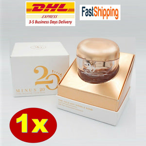 Minus 20 Pink Gold Collagen Anti Wrinkle Bomb 24K Radiance Smooth Aura Skin 30g