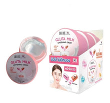 Load image into Gallery viewer, 12x Gluta Milk Whitening Cream Facial Skin Care Q10 Vit C Reduce Dark Dpots 80ml