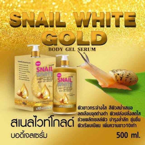 3x Snail White Gold Serum Collagen X10 white body Gel Serum